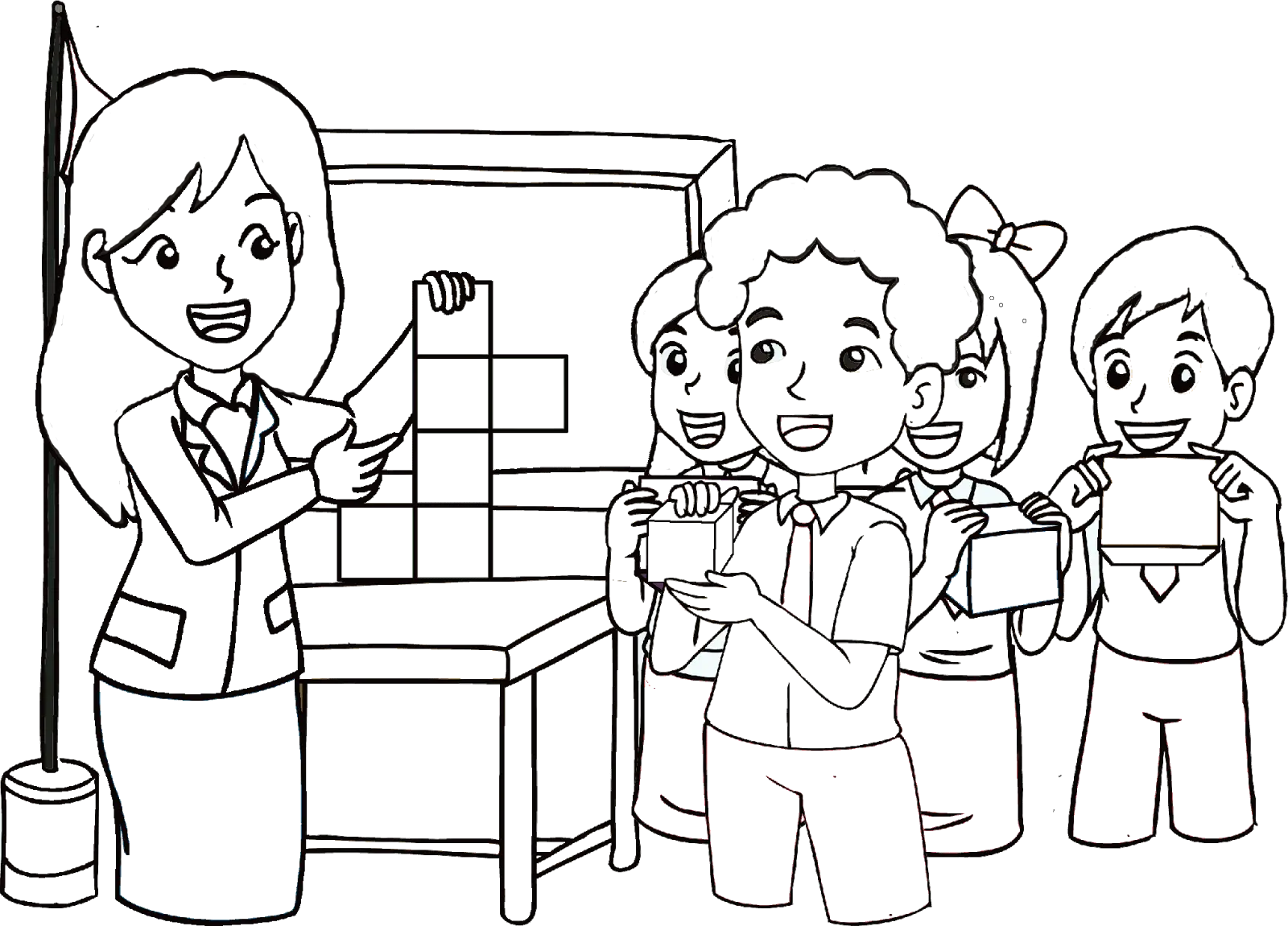 Cara Mewarnai Gambar Guru yang Mudah dan Menarik untuk Pemula