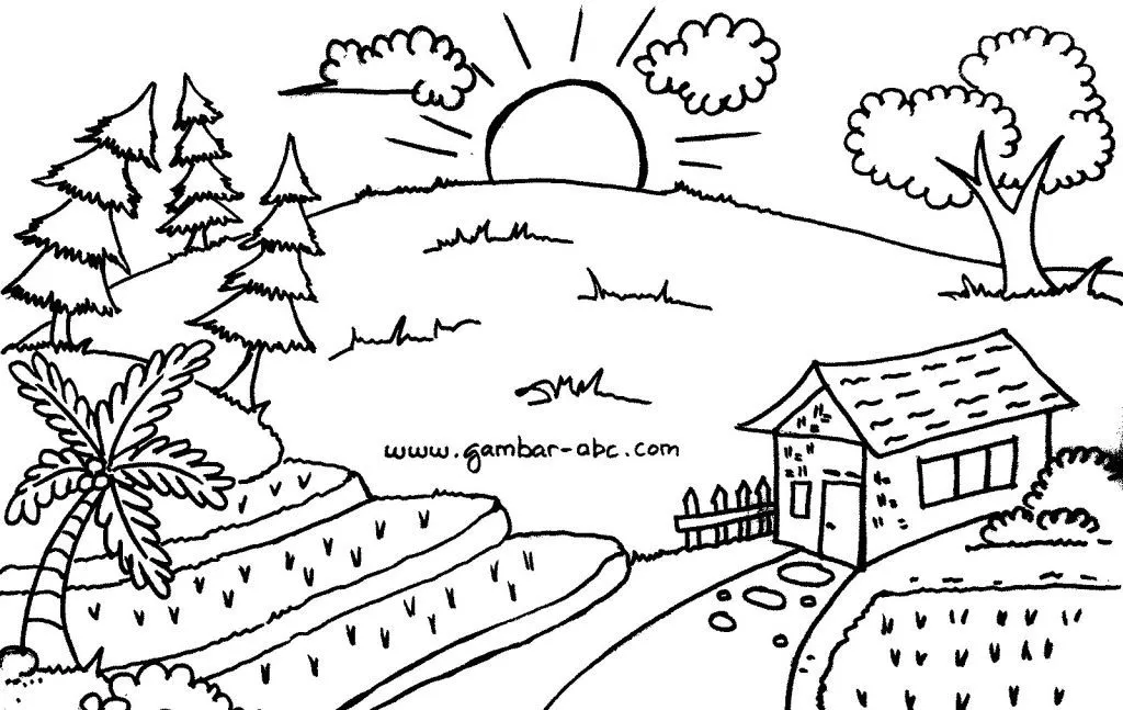 Contoh Gambar Mewarnai Flora dan Fauna yang Mudah Dipelajari untuk Pemula