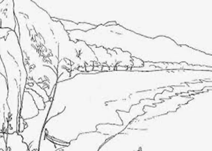 10 Contoh Gambar Mewarnai Gunung yang Mudah Dicoba oleh Pemula