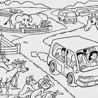 Contoh Gambar Mewarnai Tema Binatang: Menawarkan Kreativitas Anak Anda!