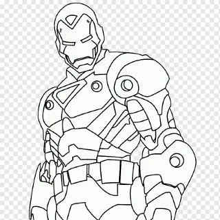Download Gambar Mewarnai Iron Man - Siap untuk Menyelamatkan Dunia dengan Warna yang Indah
