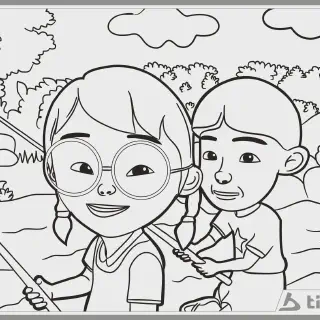 10+ Situs Terbaik Download Gambar Mewarnai Kartun untuk Belajar Cipta Warna