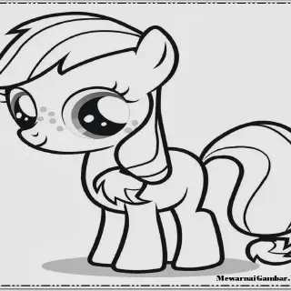 9 Situs Terbaik untuk Download Gambar Mewarnai Kuda Poni