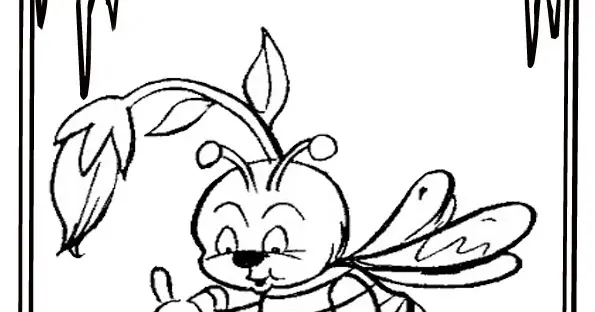 Download Gambar Mewarnai Lebah: Warna Riang di Halaman Belakang!
