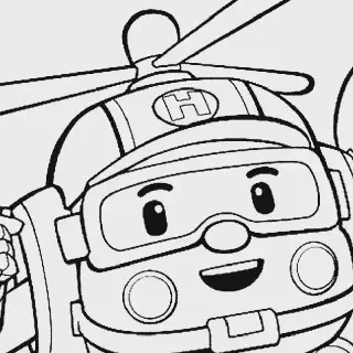 Download Gambar Mewarnai Robocar Poli - Bersenang-senang dengan Warna dan Karakter Favoritmu