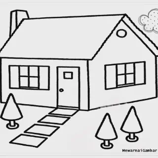 Download Gratis Gambar Mewarnai Rumah: Wujudkan Impianmu Mewarnai Rumah Impianmu!