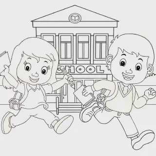 8 Situs Terbaik untuk Download Gambar Mewarnai Sekolah
