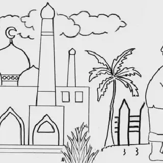 Download Gambar Mewarnai Tema Ramadhan: Temukan Serunya Berpuasa!