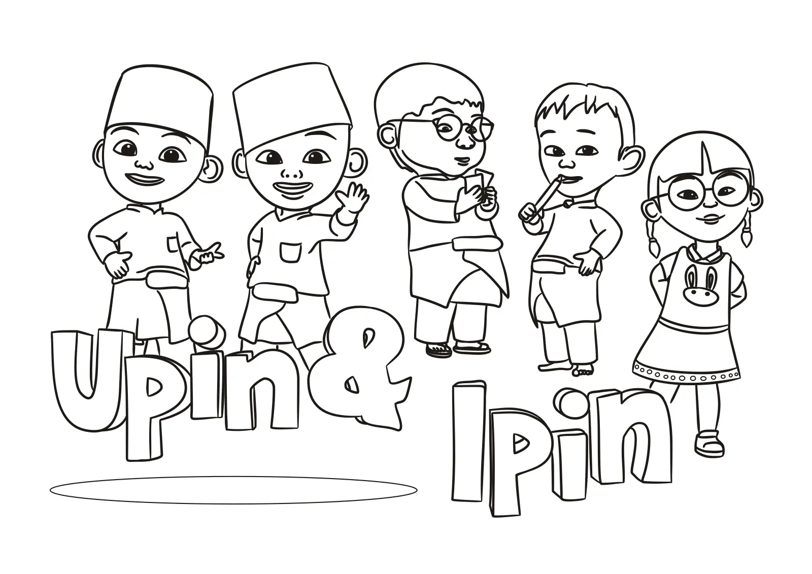 Download Gambar Mewarnai Upin Ipin PDF: Cara Mudah Mengisi Waktu Luang dengan Kreativitas!