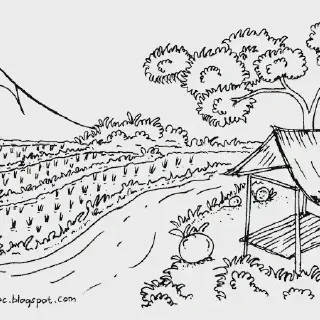 10 Gambar Animasi Gunung untuk Mewarnai - Cocok untuk Anak-Anak