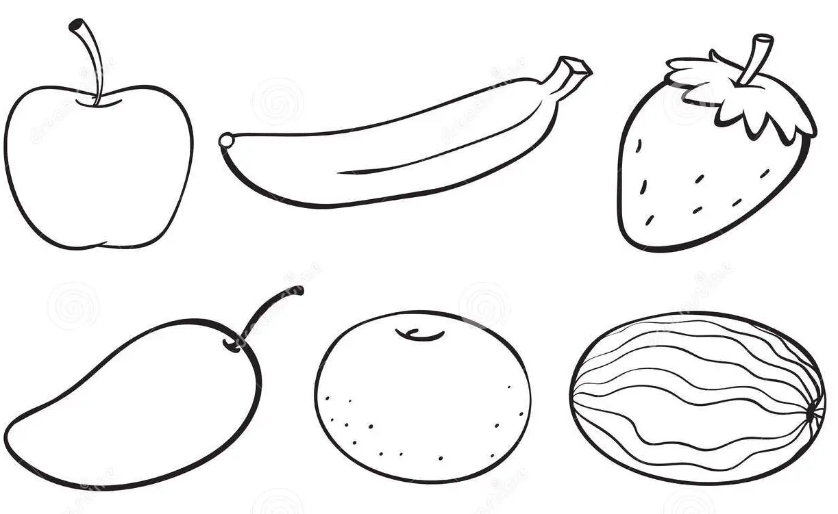 25 Gambar Buah-buahan untuk Mewarnai Anak dengan Seru dan Menarik