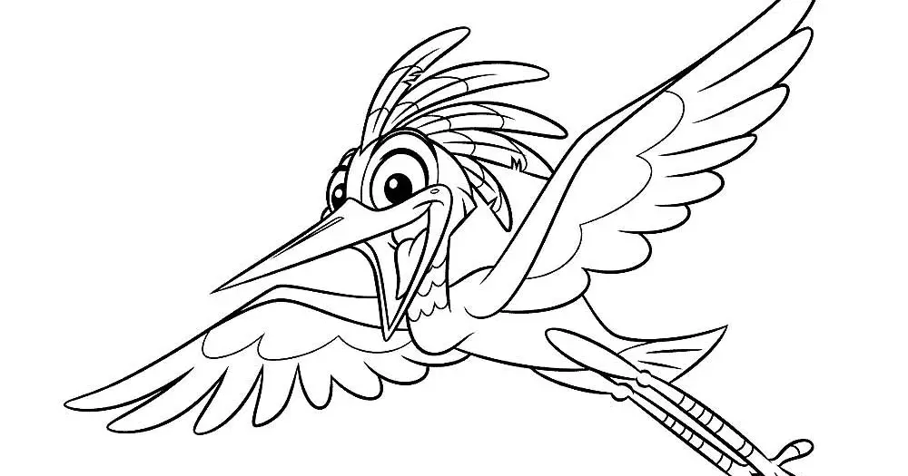 28 Gambar Burung Beo untuk Mewarnai yang Mengasyikkan