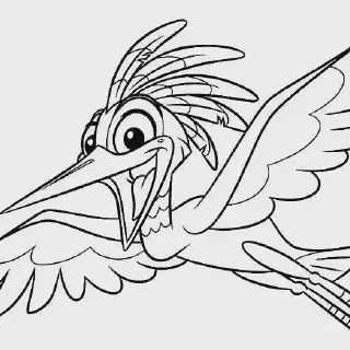 28 Gambar Burung Beo untuk Mewarnai yang Mengasyikkan