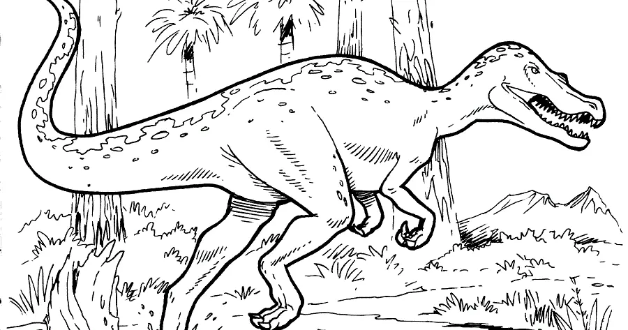 21 Gambar Dinosaurus Buat Mewarnai: Kreativitas Anak Siap Ditingkatkan!