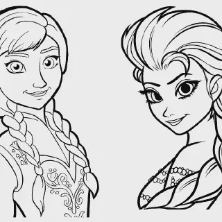 Koleksi Gambar Elsa Frozen untuk Mewarnai yang Menggemaskan