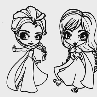 9+ Gambar Frozen untuk Mewarnai Anak TK yang Lucu dan Menggemaskan