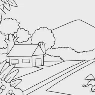 10 Gambar Gunung Untuk Mewarnai yang Menarik dan Edukatif