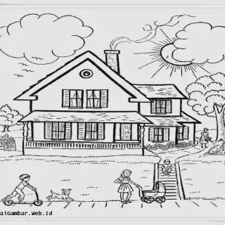 10 Ide Gambar Mewarnai Anak Sekolah SD yang Kreatif dan Menarik