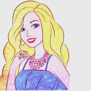 10 Gambar Mewarnai Barbie Cantik Untuk Anak-Anak
