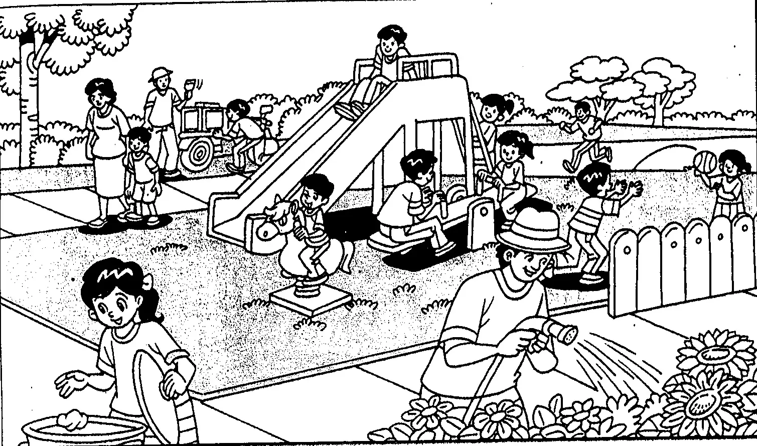 Gambar Mewarnai Bermain di Lingkungan Rumah: Manfaat Mengasyikkan untuk Anak-Anak