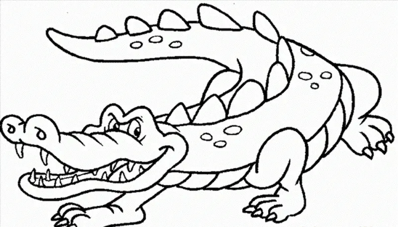Cara Melukis dan Mewarnai Gambar Binatang Buaya dengan Mudah
