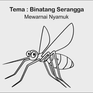 5 Gambar Mewarnai Binatang Serangga yang Menarik untuk Anak-Anak