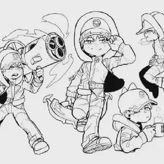 Gambar Mewarnai Boboiboy Es: Aktivitas Seru untuk Anak-Anak