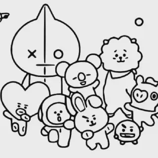 Belajar menggambar dan Mewarnai BT21: Anak-Anak Akan Lebih Semangat Belajar