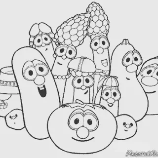 Mewarnai Seru dan Edukatif: Gambar Mewarnai Buah dan Sayur untuk Anak-Anak