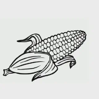 Mewarnai Buah Jagung yang Menyegarkan dan Menyenangkan untuk Anak-Anak