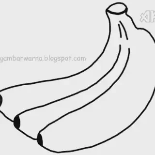 8 Gambar Mewarnai Buah Pisang yang Menarik untuk Anak-Anak