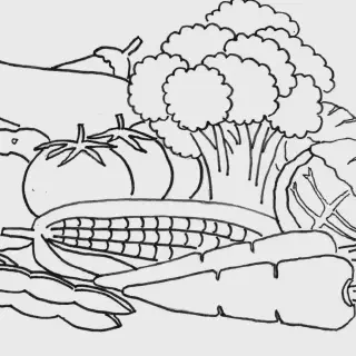 10 Gambar Mewarnai Buah dan Sayuran unutk Anak-Anak: Cara Mengasah Kreativitas Mereka dengan Warna yang Menyehatkan