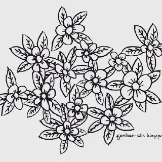 Belajar Gambar Mewarnai Bunga dengan Mudah Lewat PDF