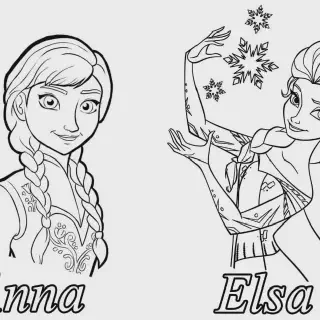 Seru! Belajar Warna dengan Gambar Mewarnai Elsa dan Anna