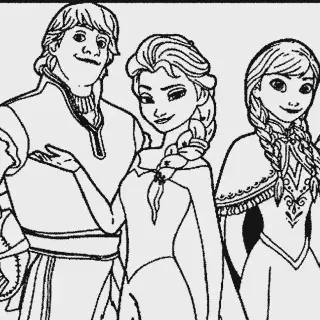 20 Gambar Mewarnai Frozen Disney yang Menarik Untuk Anak-Anak