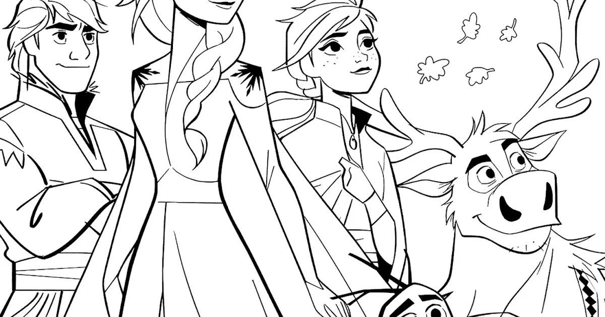 Mewarnai Gambar Frozen II - Cara Asyik Mengisi Waktu Luang untuk Anak-Anak