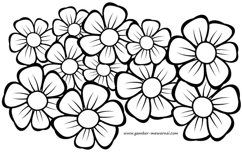 Mengapa Mewarnai Gambar Bunga Adalah Kegiatan Menenangkan? Gambar Mewarnai Gambar Bunga Bagi Pemula