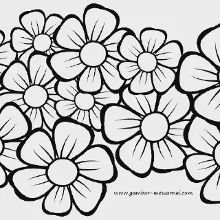 Mengapa Mewarnai Gambar Bunga Adalah Kegiatan Menenangkan? Gambar Mewarnai Gambar Bunga Bagi Pemula
