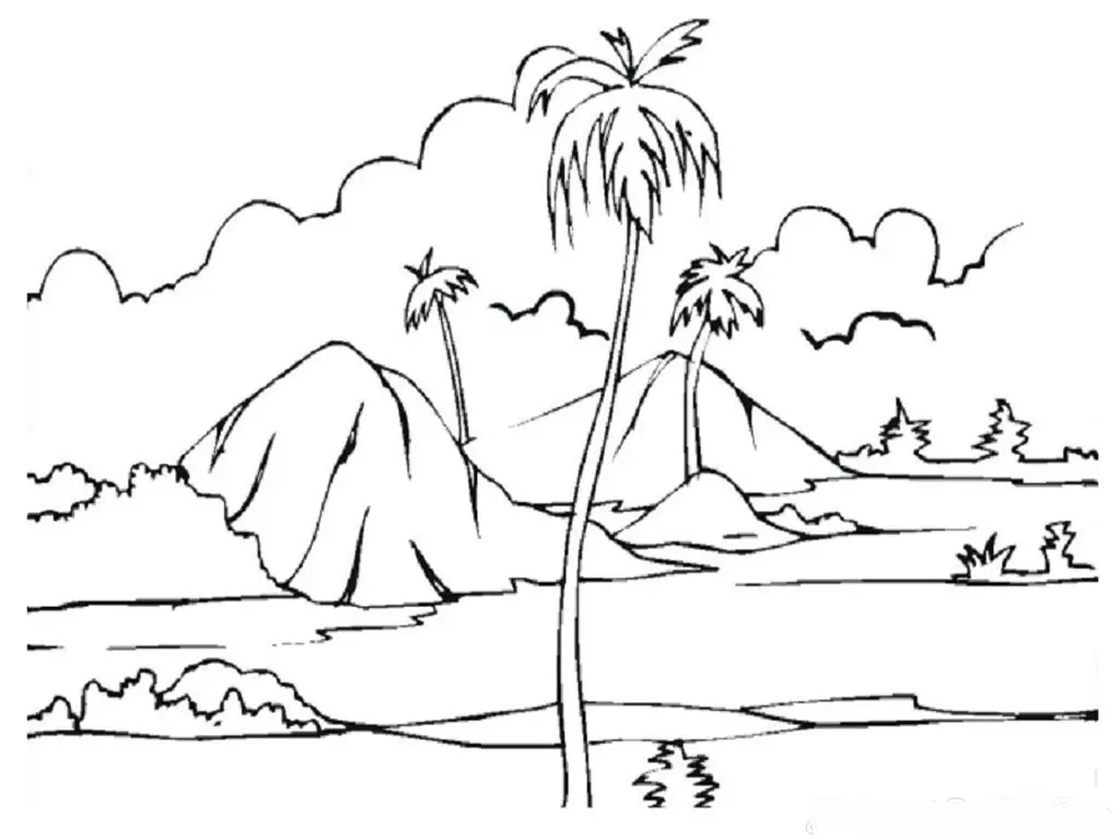 Mewarnai Gambar Pemandangan: Cara Menyalurkan Kreativitas dengan Seru