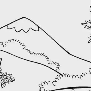 Mewarnai Gunung Merapi dengan Gampang dan Seru: 10 Gambar Mewarnai yang Menginspirasi