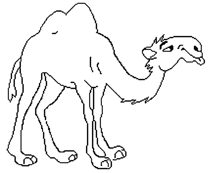 5 Ide Gambar Mewarnai Hewan Unta yang Lucu dan Mudah untuk Anak-anak!