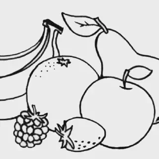 10 Gambar Mewarnai Hitam Putih Buah yang Mudah Dikreasikan