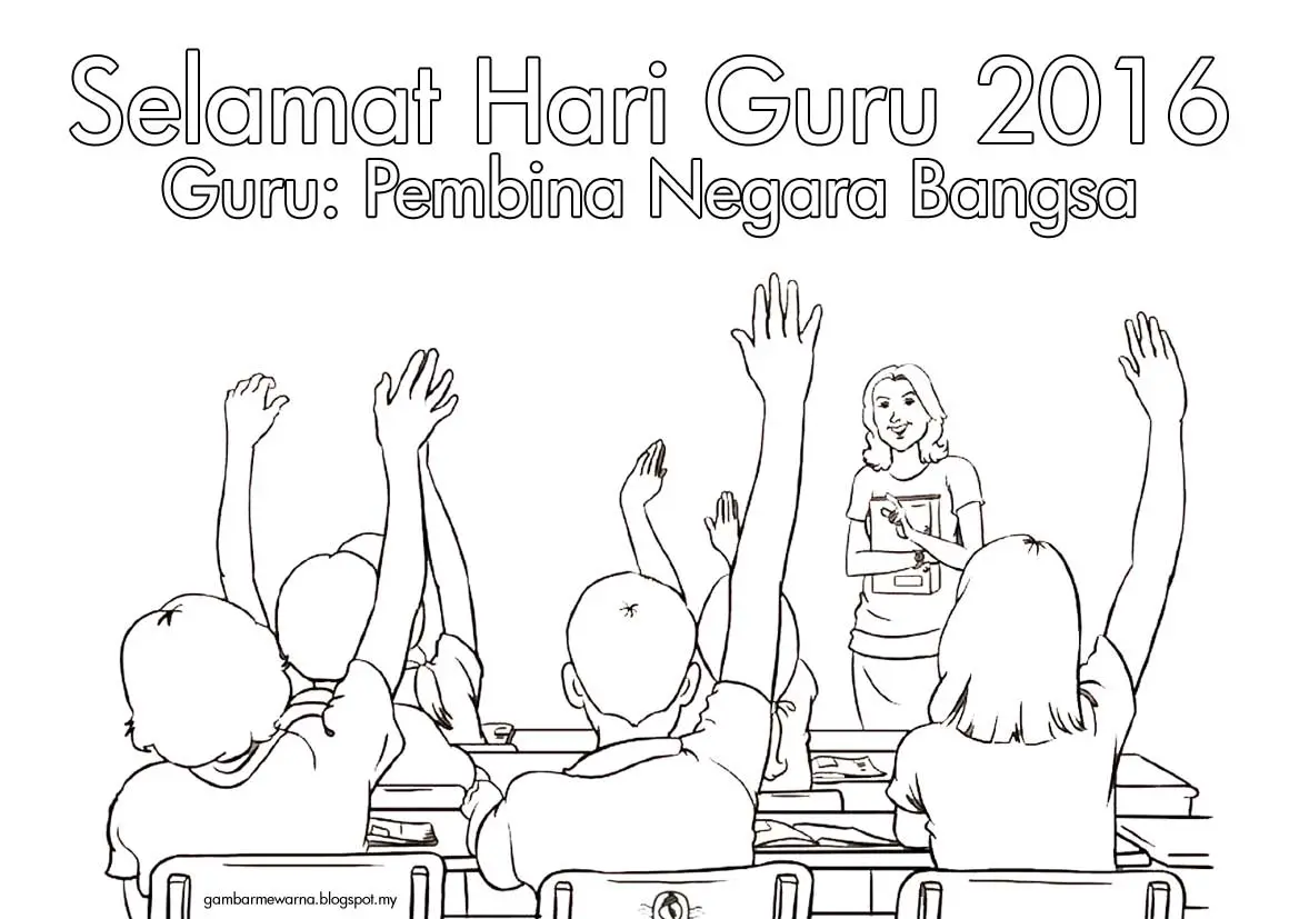 8 Gambar Mewarnai Ibu Guru untuk Anak-anak, Seru dan Edukatif!