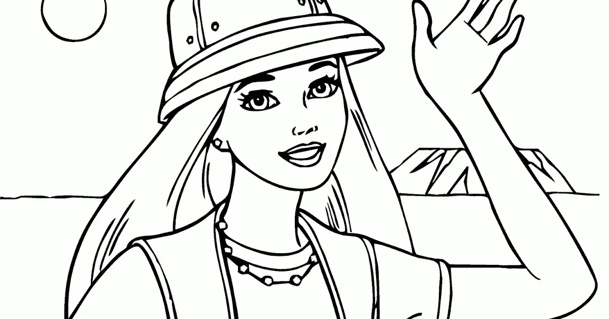 Mengasah Kemampuan Warna dengan Gambar Mewarnai Kartun Barbie yang Lucu dan Seru!