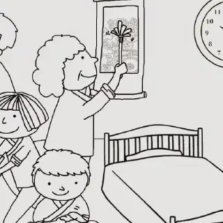 10 Gambar Mewarnai Membersihkan Rumah yang Seru dan Edukatif