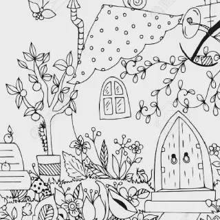 13 Gambar Mewarnai Menyiram Bunga yang Menggemaskan Untuk Anak-anak