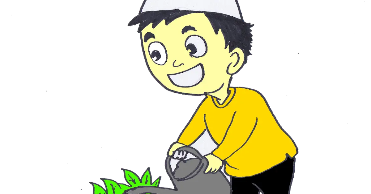 Mewarnai Orang Menyiram Bunga: Cara Mudah dan Seru bagi Anak-Anak