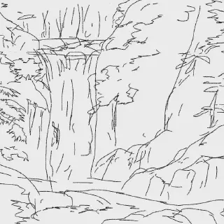 Mewarnai Pemandangan Air Terjun untuk Pemula: Cara Mudah dan Seru Menyalurkan Kreativitas Anda