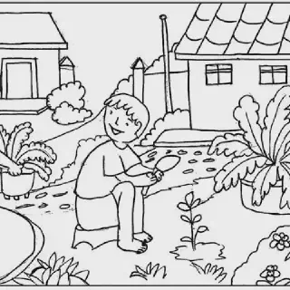 Gambar Mewarnai Pemandangan Alam Pedesaan: Cara yang Menyenangkan untuk Menjaga Kreativitas Anda Tetap Berjalan