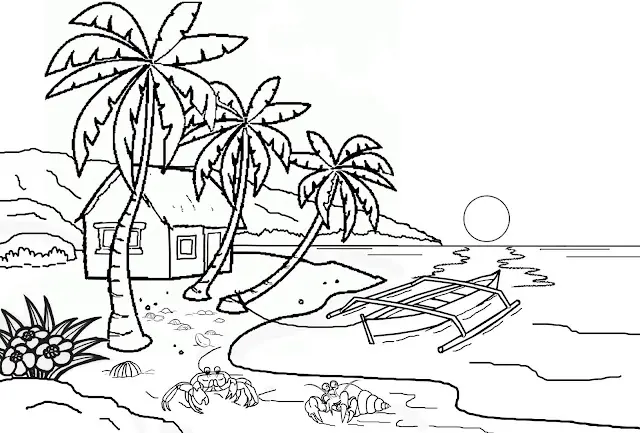 Gambar Mewarnai Pemandangan dan Contoh Warnanya: Menambah Creativity dan Relaksasi di Waktu Senggang